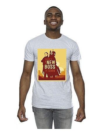 Star Wars - T-shirt THE BOOK OF BOBA FETT NEW BOSS