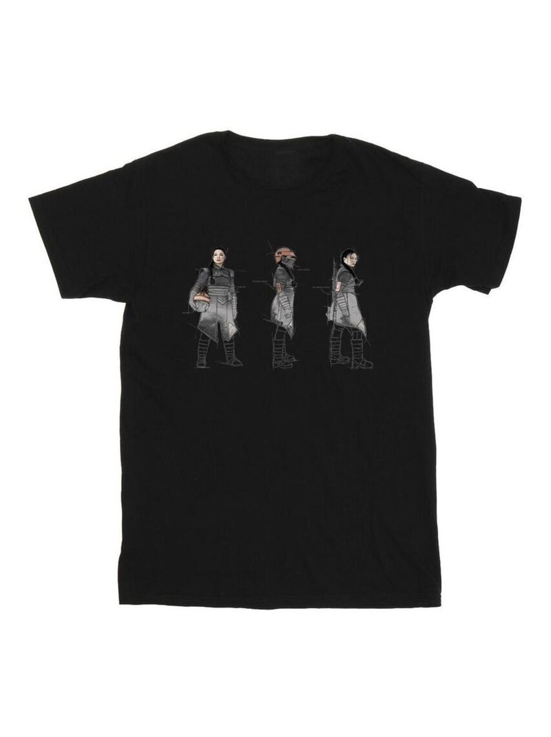 Star Wars - T-shirt THE BOOK OF BOBA FETT Noir - Kiabi