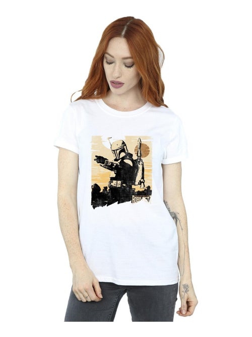 Star Wars - T-shirt THE BOOK OF BOBA FETT POINTS - Kiabi