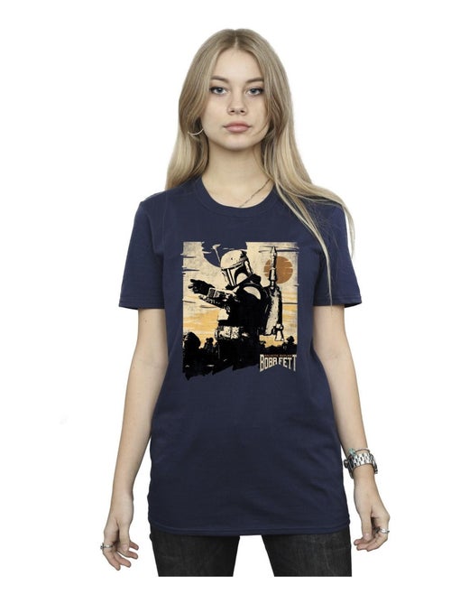 Star Wars - T-shirt THE BOOK OF BOBA FETT POINTS - Kiabi