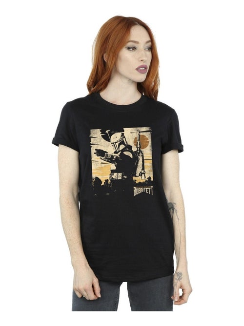 Star Wars - T-shirt THE BOOK OF BOBA FETT POINTS - Kiabi