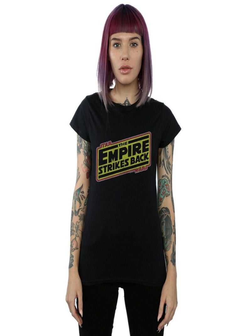 Star Wars - T-shirt THE EMPIRE STRIKES BACK Noir - Kiabi