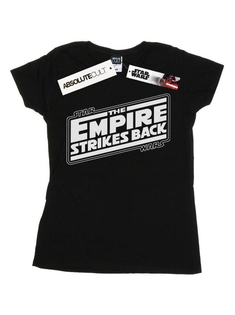 Star Wars - T-shirt THE EMPIRE STRIKES BACK Noir - Kiabi