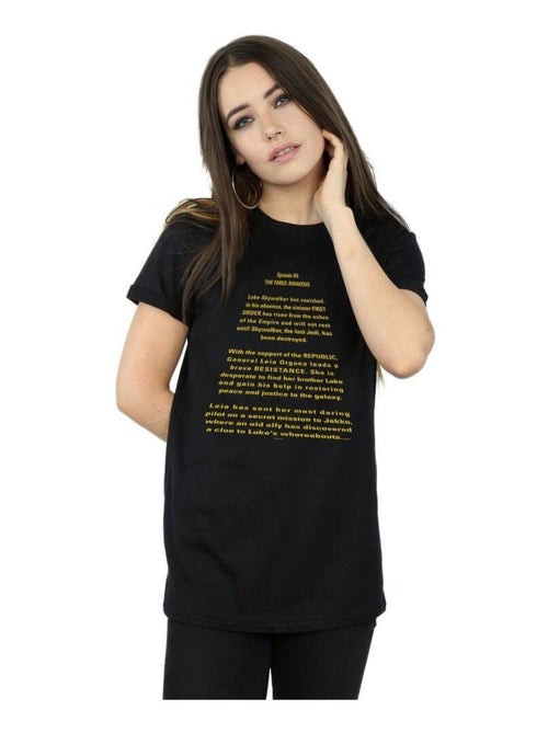 Star Wars - T-shirt THE FORCE AWAKENS OPENING CRAWL - Kiabi