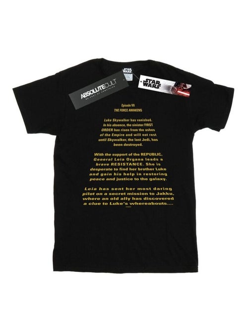 Star Wars - T-shirt THE FORCE AWAKENS OPENING CRAWL - Kiabi Star Wars - T-shirt THE FORCE AWAKENS OPENING CRAWL - Kiabi