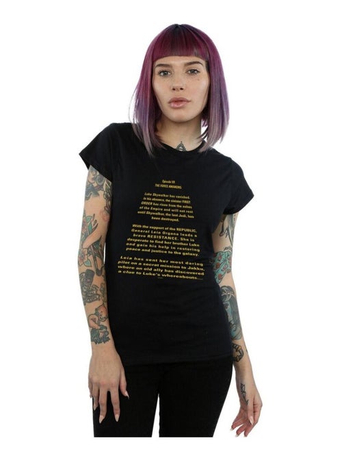 Star Wars - T-shirt THE FORCE AWAKENS OPENING CRAWL - Kiabi
