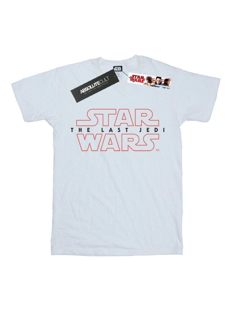Star Wars - T-shirt THE LAST JEDI Blanc - Kiabi