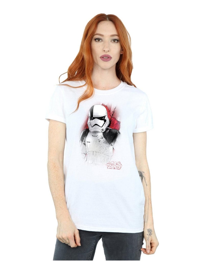 Star Wars - T-shirt THE LAST JEDI Blanc - Kiabi