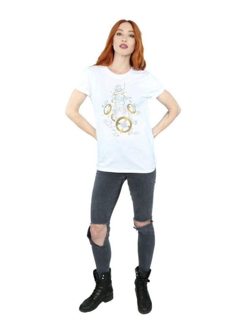 Star Wars - T-shirt THE LAST JEDI Blanc - Kiabi