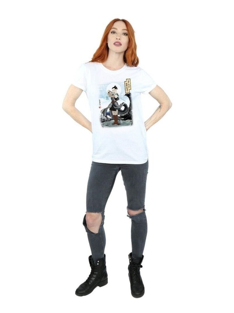 Star Wars - T-shirt THE LAST JEDI Blanc - Kiabi