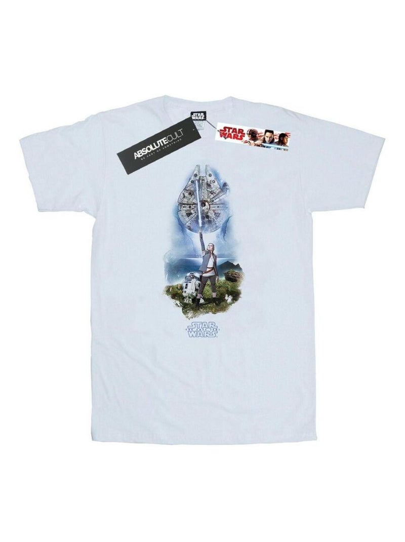 Star Wars - T-shirt THE LAST JEDI Blanc - Kiabi