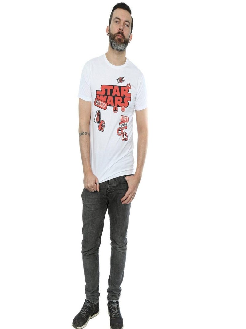Star Wars - T-shirt THE LAST JEDI Blanc - Kiabi