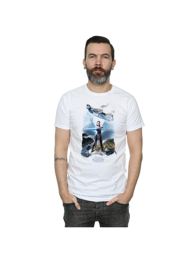 Star Wars - T-shirt THE LAST JEDI Blanc - Kiabi