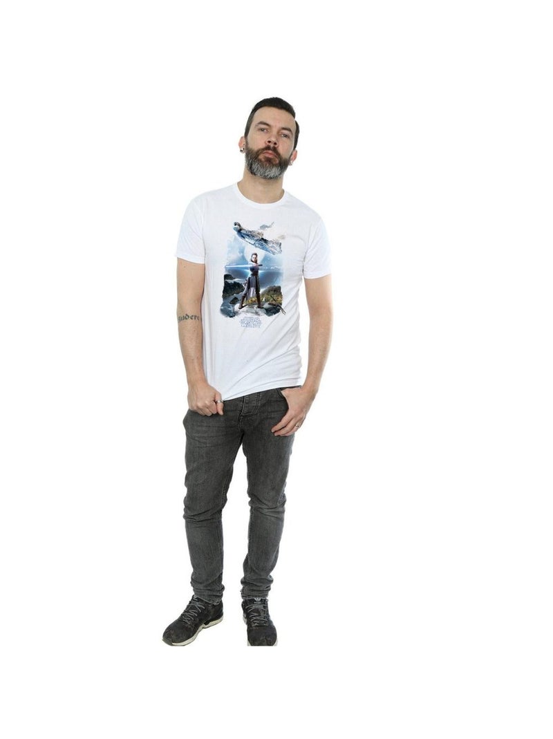 Star Wars - T-shirt THE LAST JEDI Blanc - Kiabi
