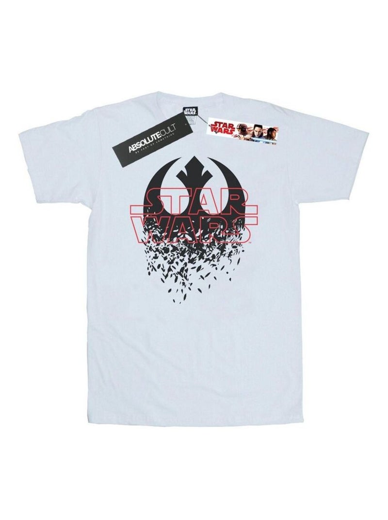 Star Wars - T-shirt THE LAST JEDI Blanc - Kiabi