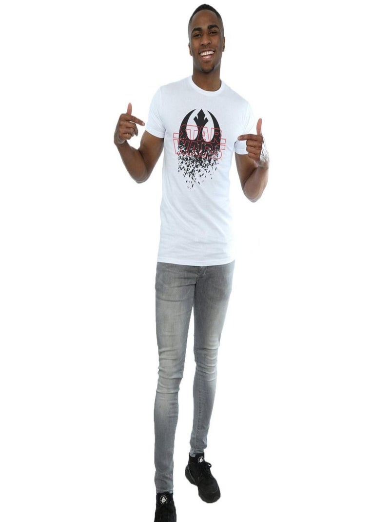 Star Wars - T-shirt THE LAST JEDI Blanc - Kiabi