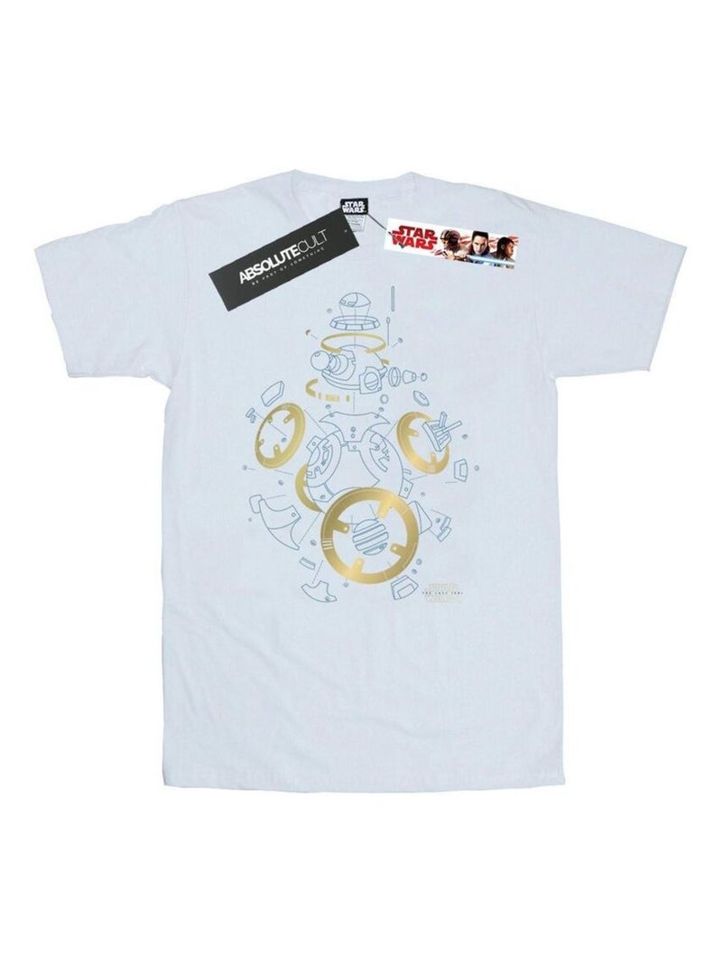 Star Wars - T-shirt THE LAST JEDI Blanc - Kiabi