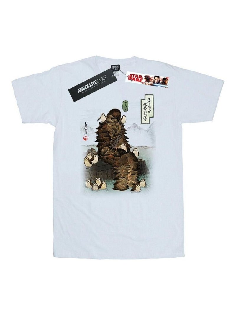 Star Wars - T-shirt THE LAST JEDI Blanc - Kiabi