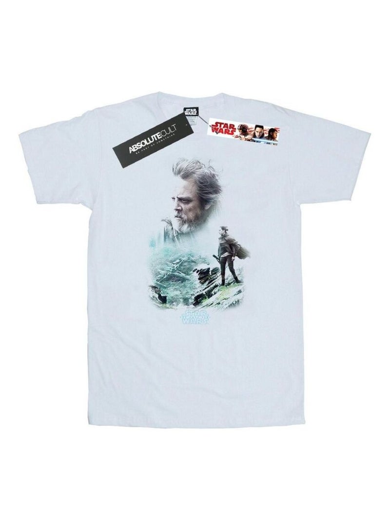 Star Wars - T-shirt THE LAST JEDI Blanc - Kiabi