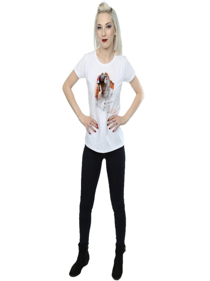 Star Wars - T-shirt THE LAST JEDI Blanc - Kiabi
