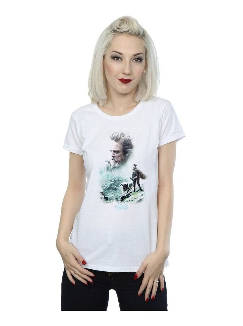 Star Wars - T-shirt THE LAST JEDI Blanc - Kiabi