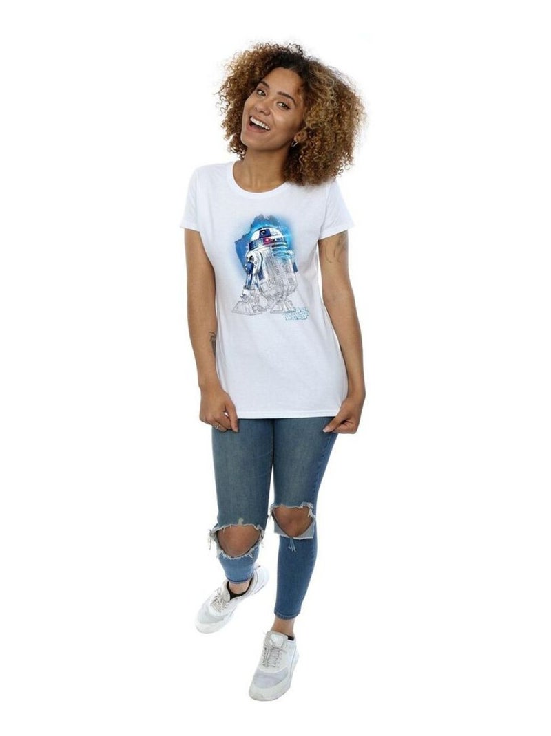 Star Wars - T-shirt THE LAST JEDI Blanc - Kiabi