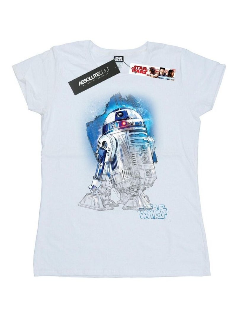 Star Wars - T-shirt THE LAST JEDI Blanc - Kiabi