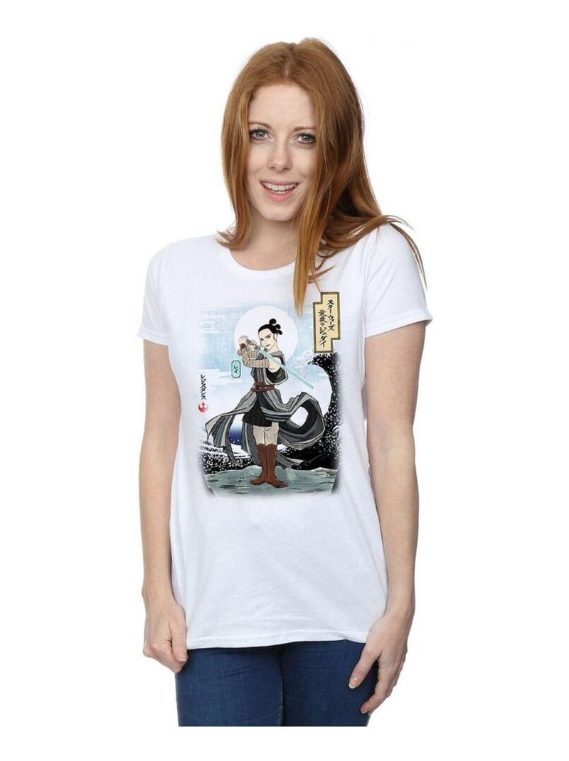 Star Wars - T-shirt THE LAST JEDI Blanc - Kiabi