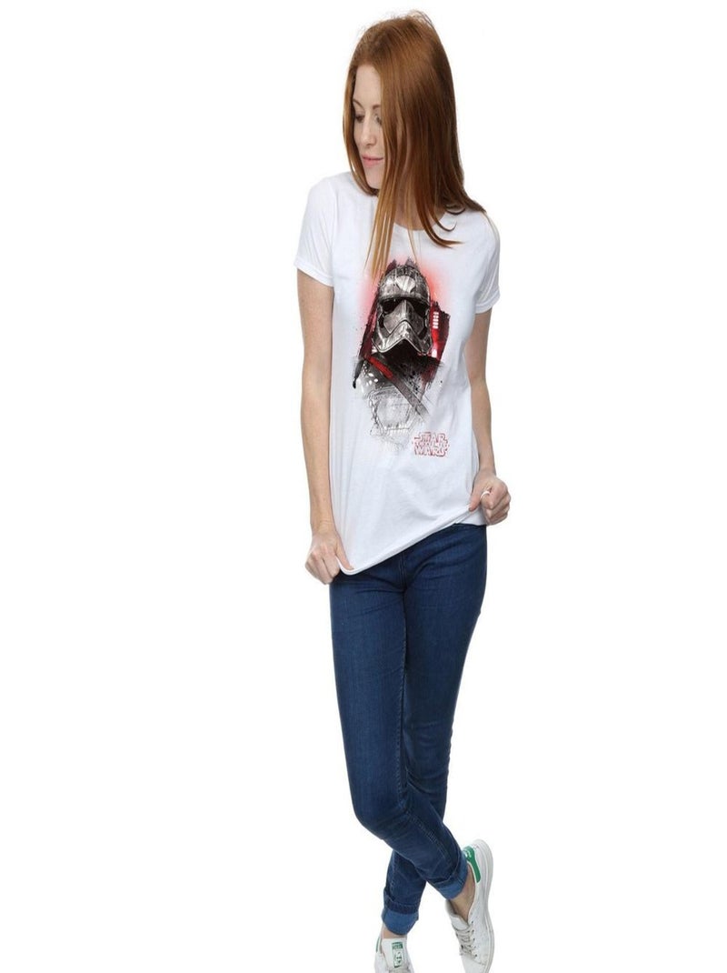 Star Wars - T-shirt THE LAST JEDI Blanc - Kiabi
