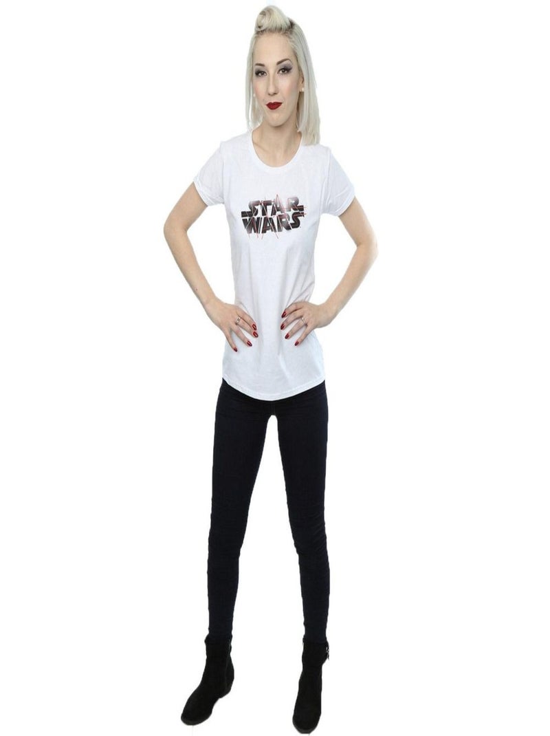 Star Wars - T-shirt THE LAST JEDI Blanc - Kiabi