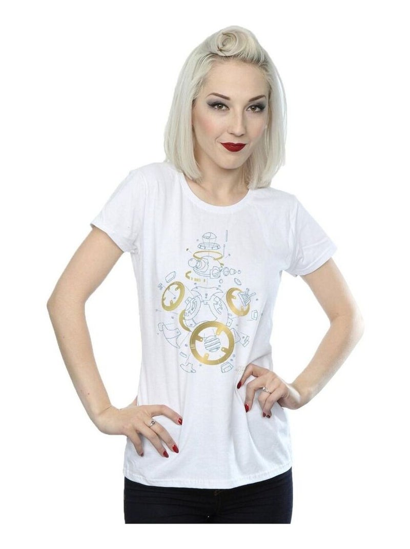 Star Wars - T-shirt THE LAST JEDI Blanc - Kiabi