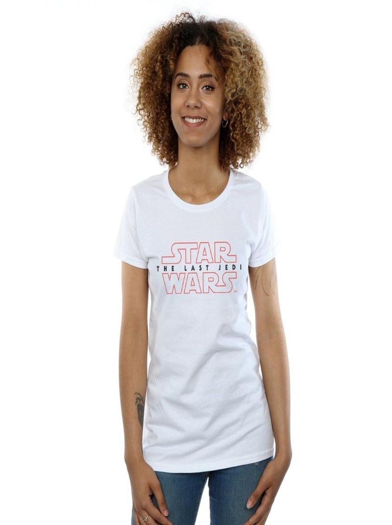 Star Wars - T-shirt THE LAST JEDI Blanc - Kiabi