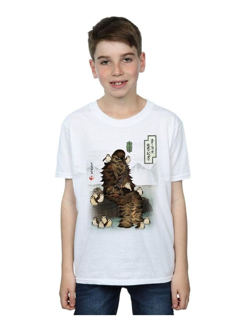 Star Wars - T-shirt THE LAST JEDI Blanc - Kiabi