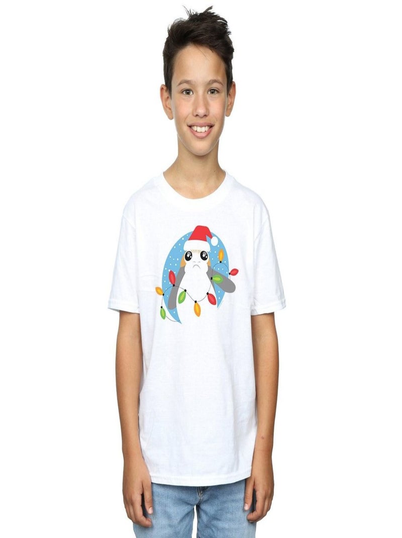 Star Wars - T-shirt THE LAST JEDI Blanc - Kiabi