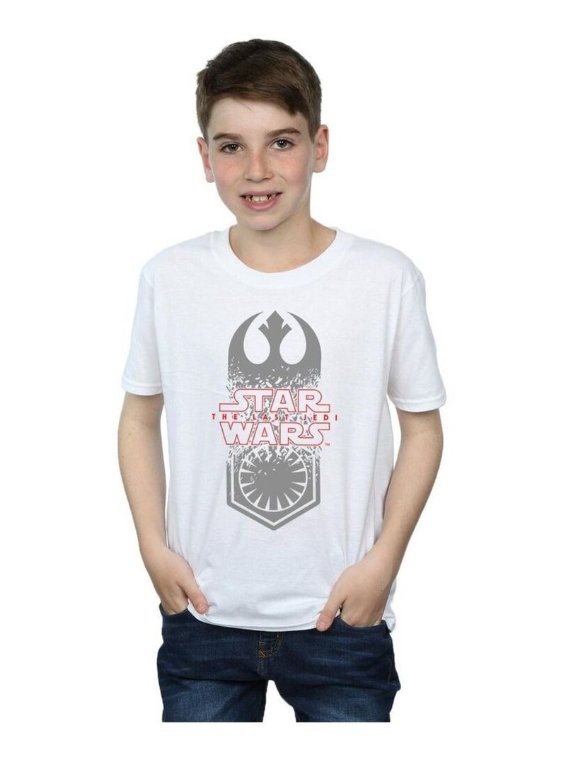 Star Wars - T-shirt THE LAST JEDI Blanc - Kiabi