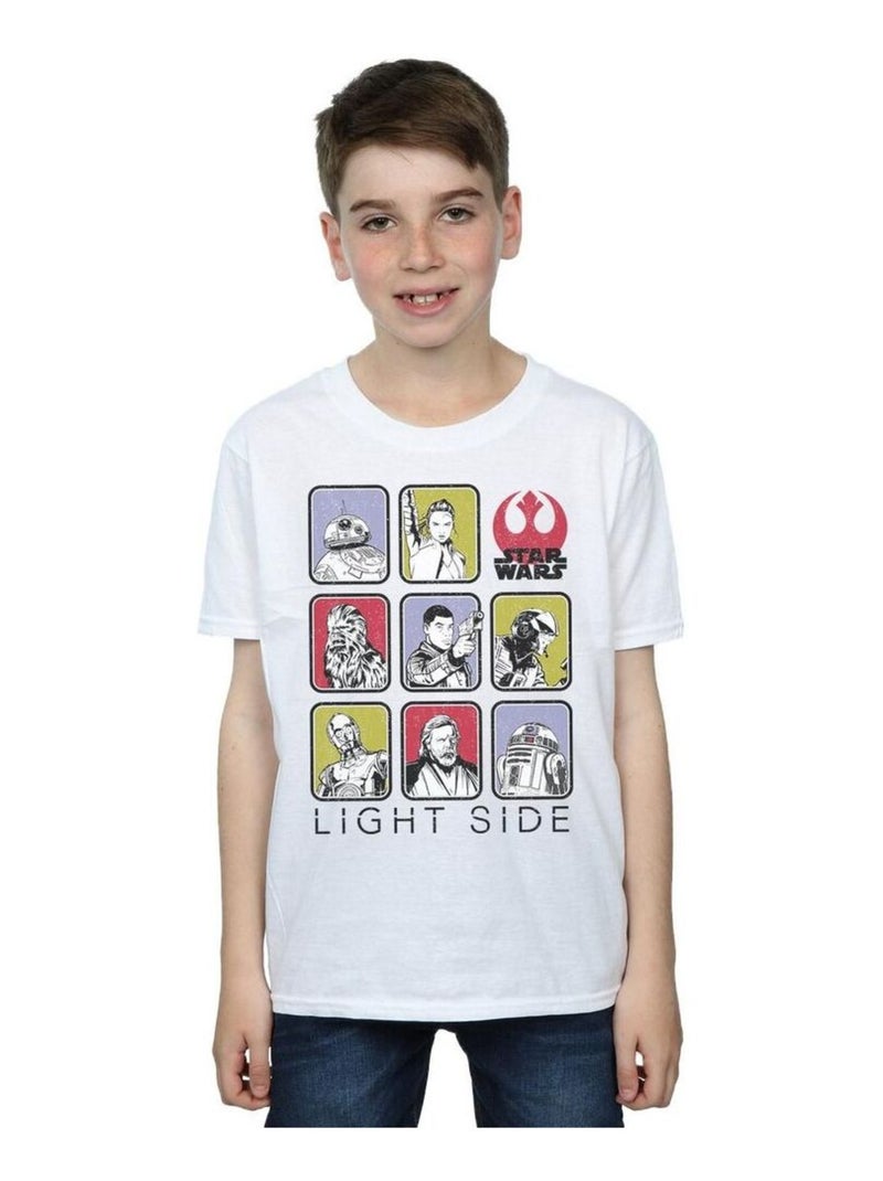 Star Wars - T-shirt THE LAST JEDI Blanc - Kiabi