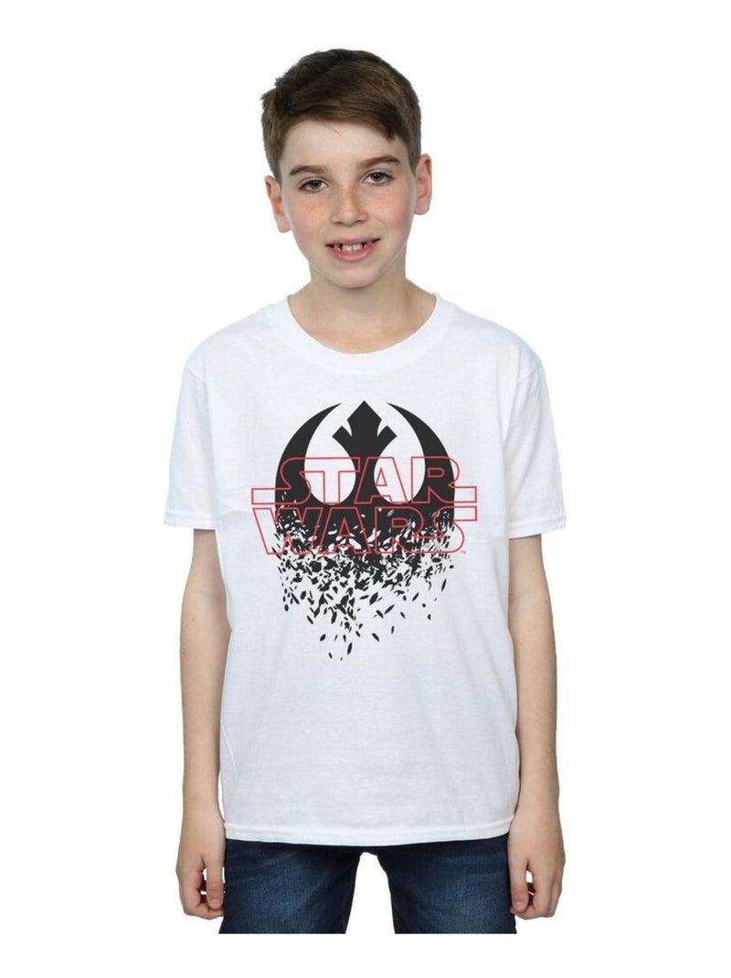 Star Wars - T-shirt THE LAST JEDI Blanc - Kiabi