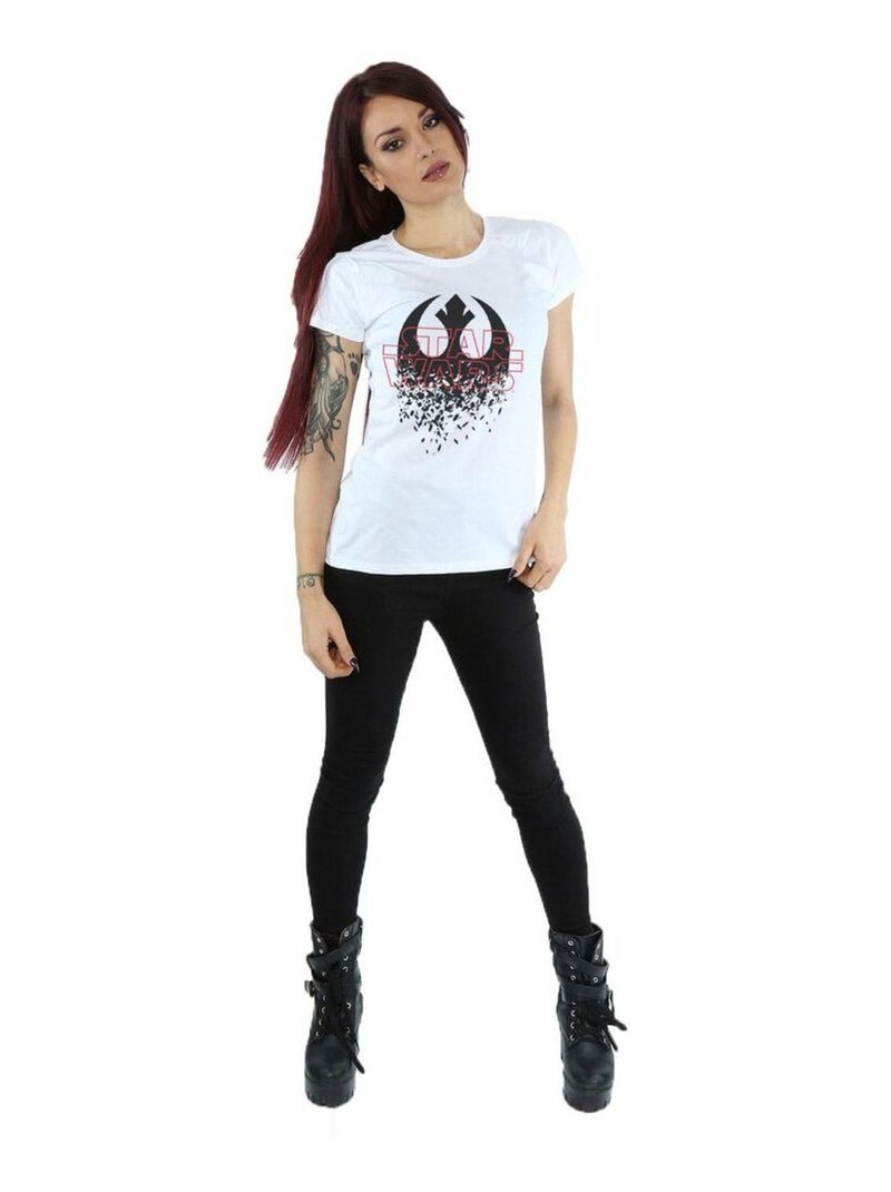Star Wars - T-shirt THE LAST JEDI Blanc - Kiabi