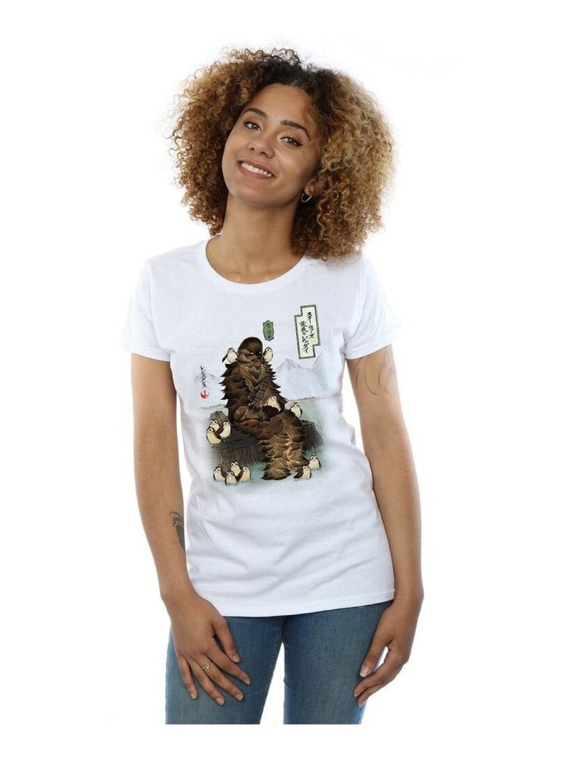 Star Wars - T-shirt THE LAST JEDI Blanc - Kiabi