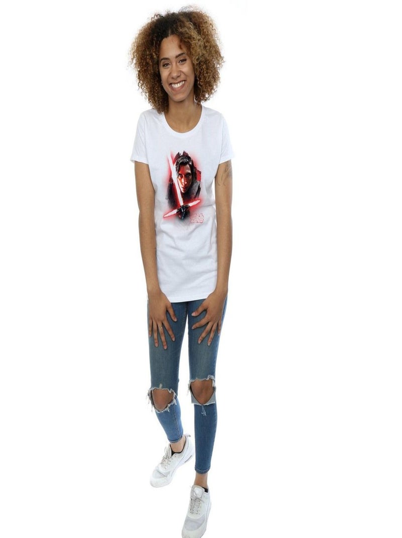 Star Wars - T-shirt THE LAST JEDI Blanc - Kiabi