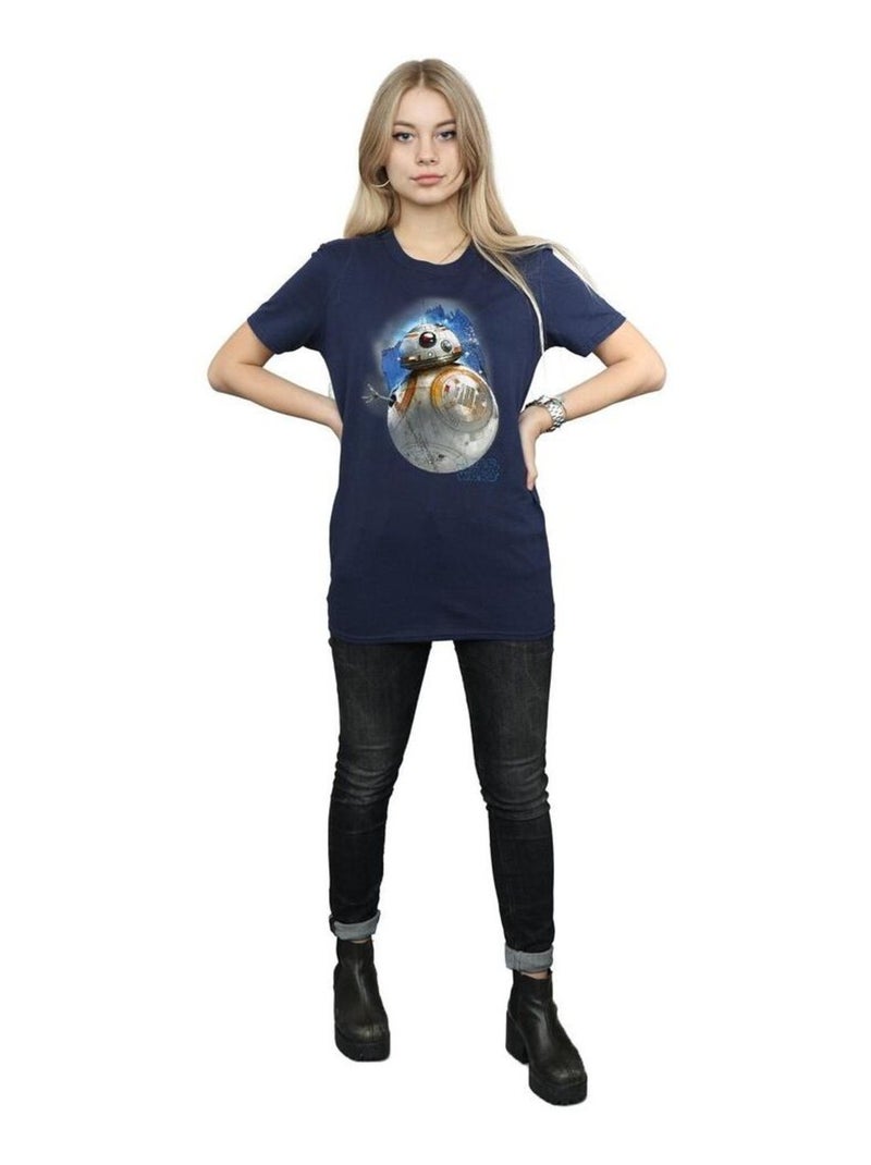 Star Wars - T-shirt THE LAST JEDI Bleu marine - Kiabi