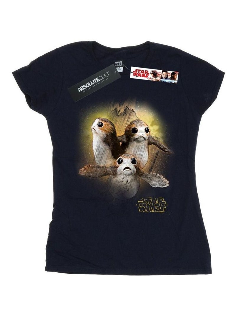 Star Wars - T-shirt THE LAST JEDI Bleu marine - Kiabi