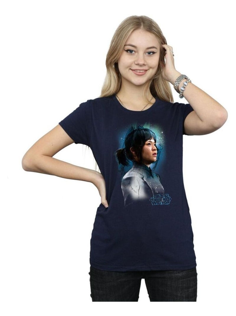 Star Wars - T-shirt THE LAST JEDI Bleu marine - Kiabi