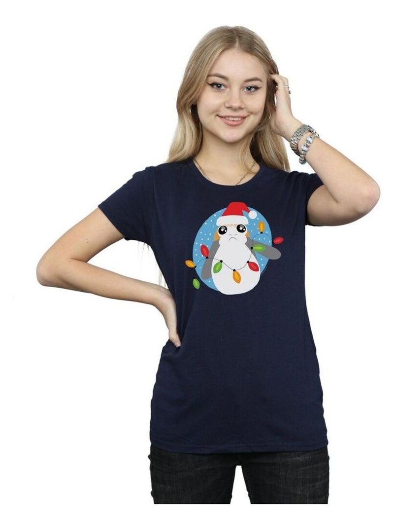 Star Wars - T-shirt THE LAST JEDI Bleu marine - Kiabi