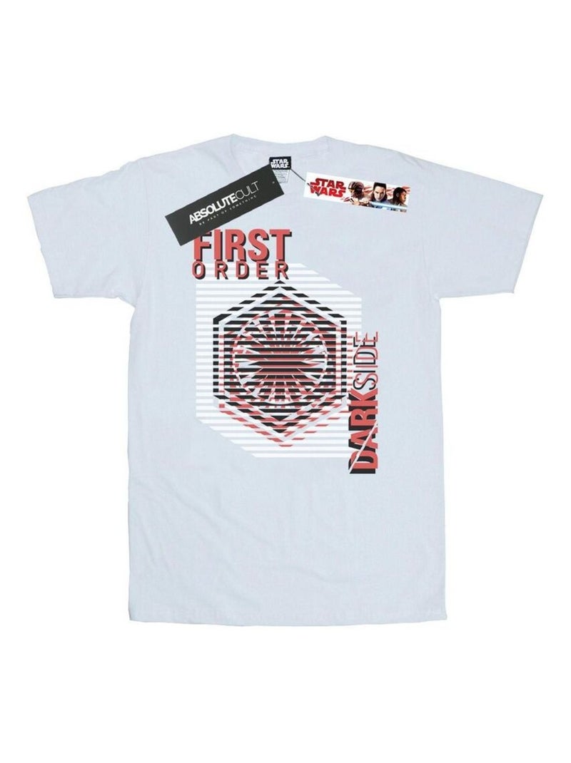 Star Wars - T-shirt THE LAST JEDI DARK SIDE Blanc - Kiabi