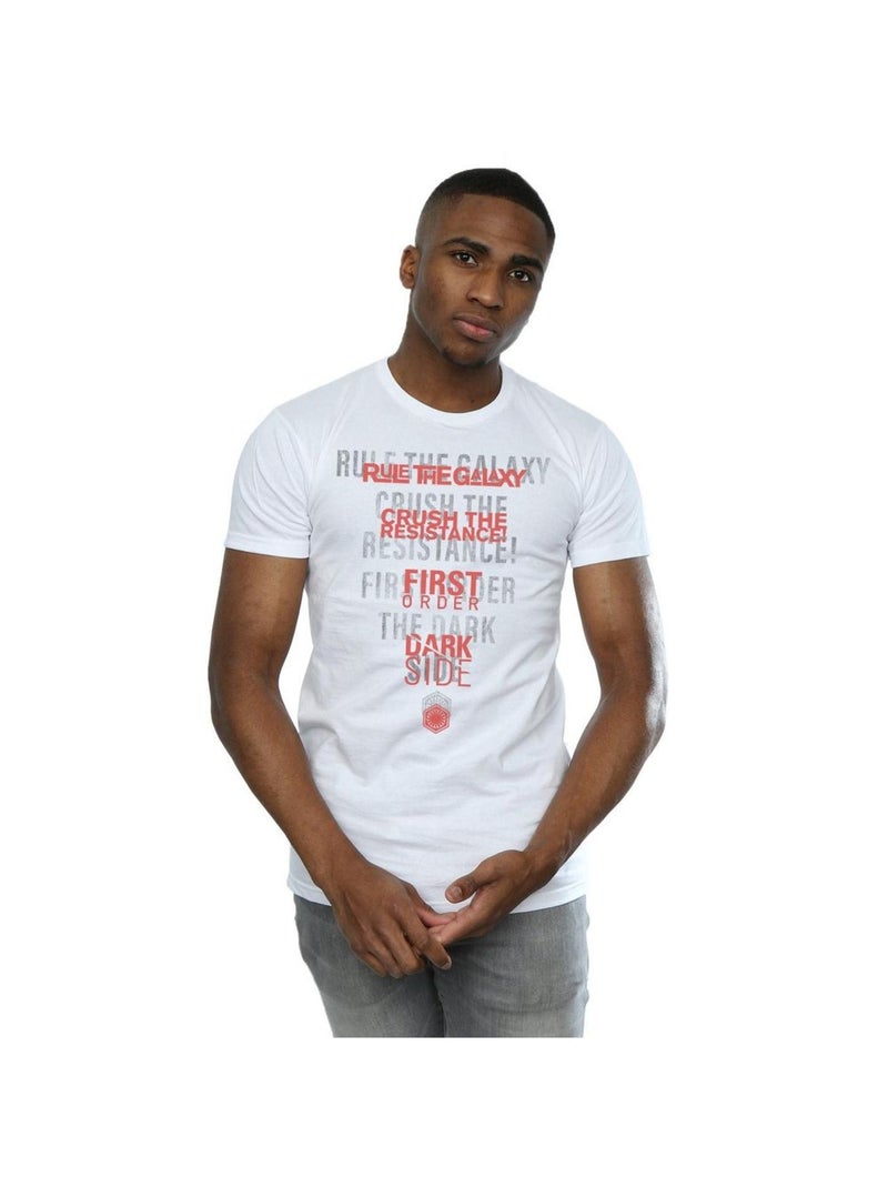 Star Wars - T-shirt THE LAST JEDI DARK SIDE ECHO Blanc - Kiabi