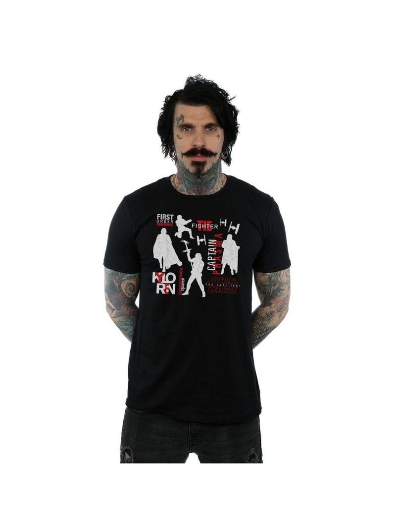 Star Wars - T-shirt THE LAST JEDI FIRST ORDERS Noir - Kiabi