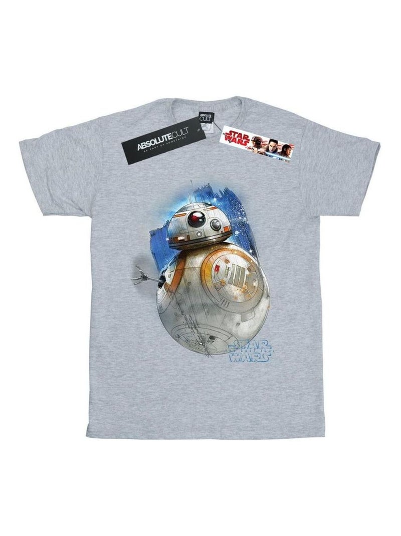 Star Wars - T-shirt THE LAST JEDI Gris chiné - Kiabi
