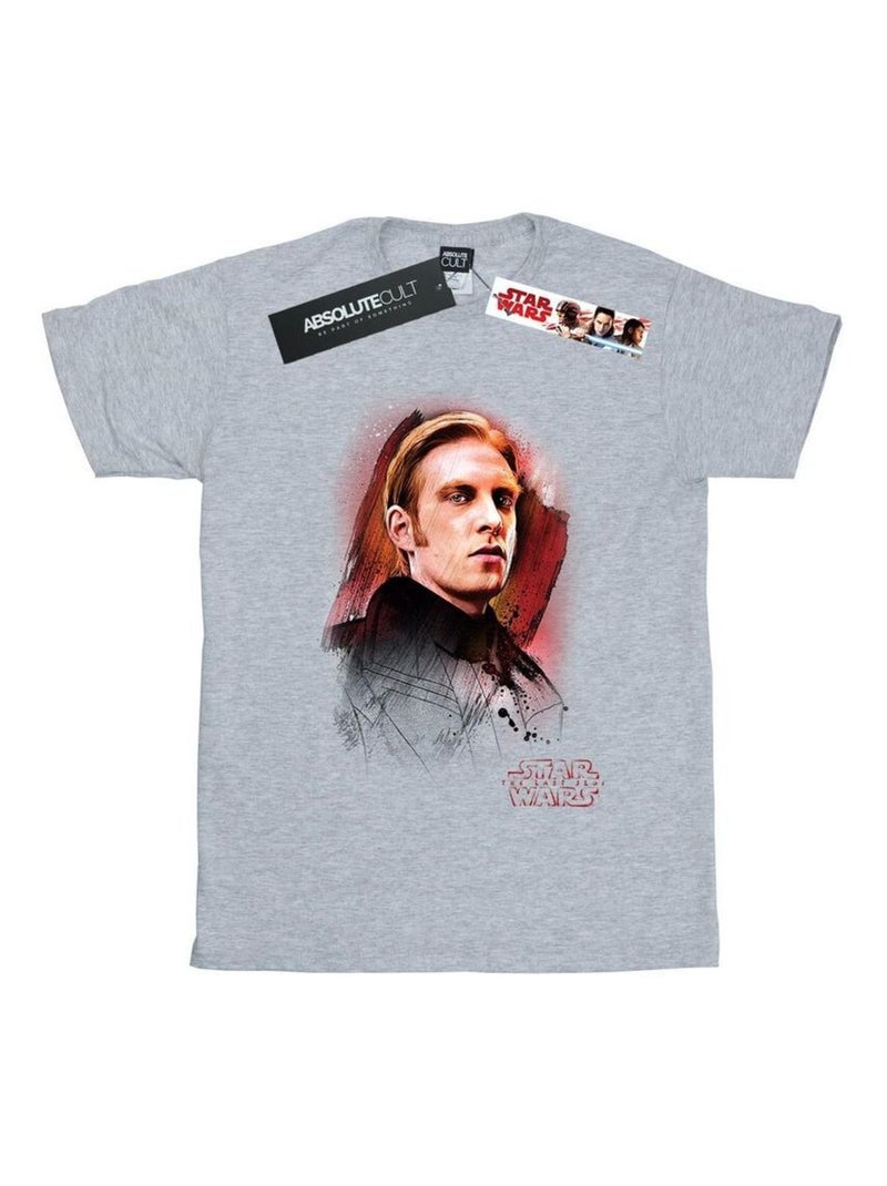 Star Wars - T-shirt THE LAST JEDI Gris chiné - Kiabi