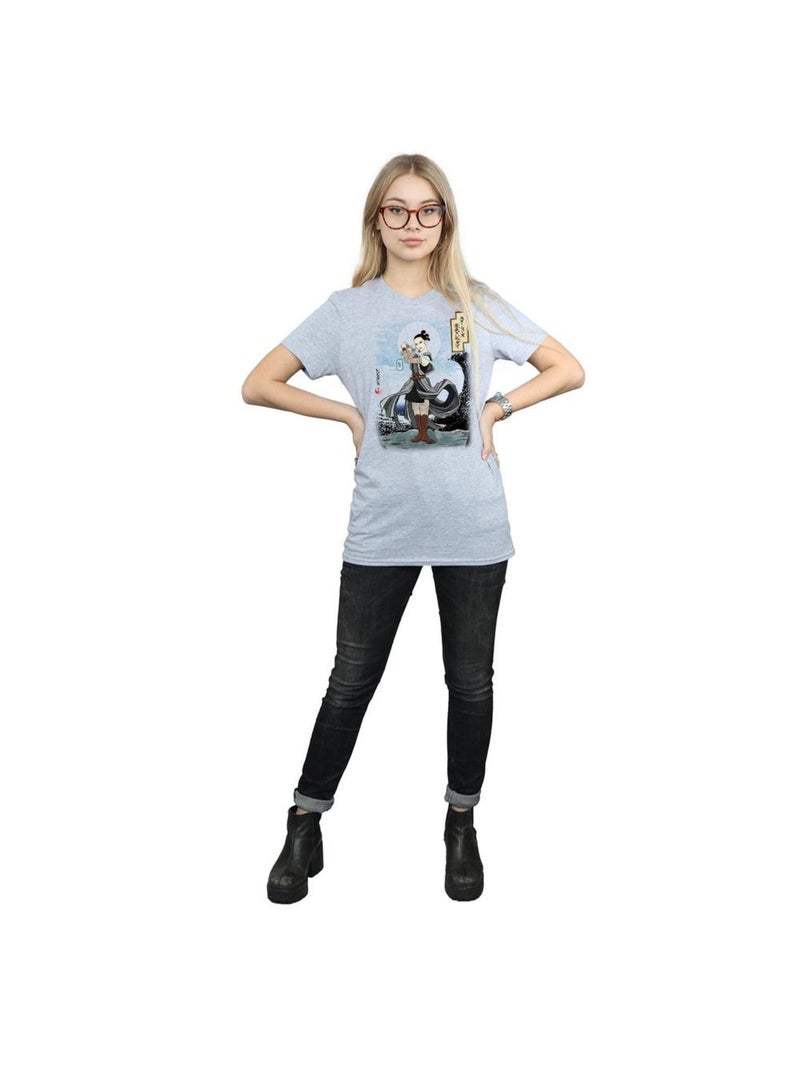 Star Wars - T-shirt THE LAST JEDI Gris chiné - Kiabi